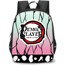 Demon Slayer Shinobu Kocho Backpack StudentPack - Shinobu Kocho Symbol Background