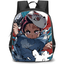 Demon Slayer Tanjiro Kamado Backpack StudentPack - Tanjiro Kamado Attack Mode Illustration