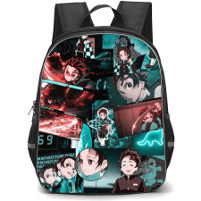 Demon Slayer Tanjiro Kamado Backpack StudentPack - Tanjiro Kamado Collage
