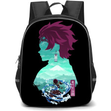Demon Slayer Tanjiro Kamado Backpack StudentPack - Tanjiro Kamado Silhouette