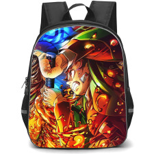 Demon Slayer Kimetsu No Yaiba Tanjiro Kamado Backpack School Bag StudentPack - Tanjiro Kamado In A Fighting Posture Anime Art Poster