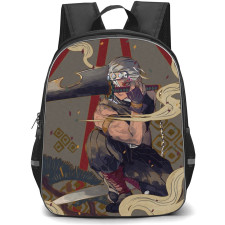 Demon Slayer Tengen Uzui Backpack StudentPack - Tengen Uzui Portrait Attack Mode Illustration