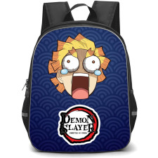 Demon Slayer Zenitsu Agatsuma Backpack StudentPack - Zenitsu Agatsuma Crying Avatar Sticker