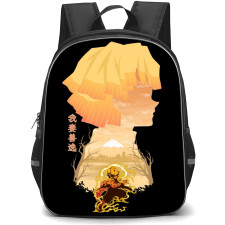 Demon Slayer Zenitsu Agatsuma Backpack StudentPack - Zenitsu Agatsuma Silhouette
