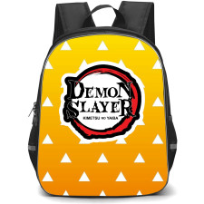 Demon Slayer Zenitsu Agatsuma Backpack StudentPack - Zenitsu Agatsuma Symbol Background