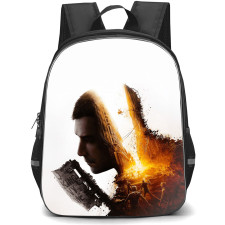 Dying Light Backpack School Bag StudentPack - Dying Light Aiden Cityscape Silhouette Art Poster