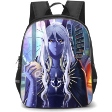The Dragon Prince Mystery of Aaravos Backpack StudentPack - Aavaros Holding Cube Library Background