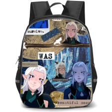 The Dragon Prince Mystery of Aaravos Rayla Backpack StudentPack - Rayla Expressions Collage