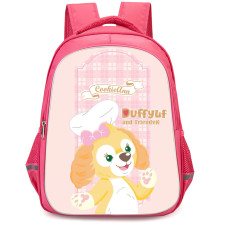 Duffy And Friends CookieAnn Backpack StudentPack - CookieAnn Standing On Pink Background