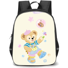 Duffy And Friends Duffy Backpack StudentPack - Duffy Painter Standing On Beige Background