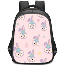 Duffy And Friends StellaLou Backpack StudentPack - StellaLou Avatar Pattern Art On Pink Background