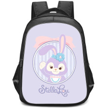 Duffy And Friends StellaLou Backpack StudentPack - StellaLou Avatar On Round Icon On Purple Background