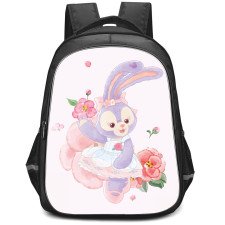 Duffy And Friends StellaLou Backpack StudentPack - StellaLou Playing In Flower Garden Poster