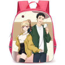 My Dress Up Darling Backpack School Bag StudentPack - Marin Kitagawa And Wakana Gojo Manga Smiling Portrait