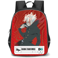 Dan Da Dan Okarun Backpack School Bag StudentPack - Okarun Rare Core Card Series Poster