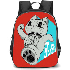 Dandadan Backpack StudentPack - Dandadan Running Orange Background
