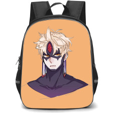 Dandadan Jin Enjoji Backpack StudentPack - Jin Enjoji Head Portrait Sticker Art