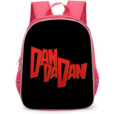 Dandadan Backpack StudentPack - Dandadan Logo Red Font Yellow Outline