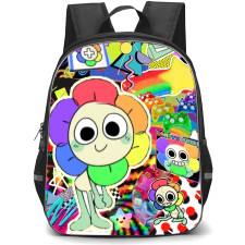 Dandys World Dandy Backpack StudentPack - Dandy Sticker On Multicolor Background
