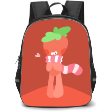Dandys World Sprout Backpack StudentPack - Sprout Standing Minimalist Art On Red Background