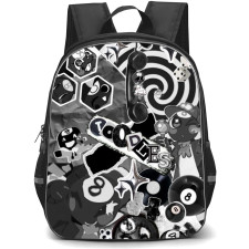 Dandys World Toodles Backpack StudentPack - Toodles Black And White Sticker Poster