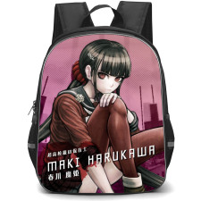 Danganropa Maki Harukawa Backpack StudentPack - Maki Harukawa Sitting Illustration