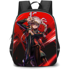 Danganropa Peko Pekoyama Backpack StudentPack - Peko Pekoyama Holding Sword Illustration