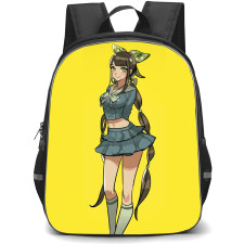 Danganropa Tenko Chabashira Backpack StudentPack - Tenko Chabashira Portrait Yellow Background