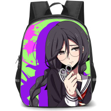 Danganropa Toko Fukawa Backpack StudentPack - Toko Fukawa Portrait Green Background
