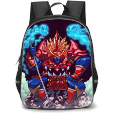 Darkstalkers Bishamon Backpack StudentPack - Bishamon Walking on Skeletons