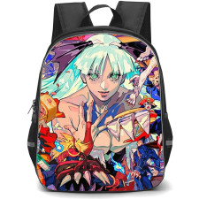 Darkstalkers Backpack StudentPack - Characters Chaotic Colorful Pop Art