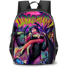 Darkstalkers Backpack StudentPack - Characters Collage Purple Pop Art
