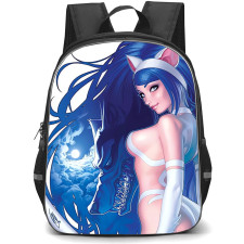 Darkstalkers Felicia Backpack StudentPack - Felicia 3D Animated Art Side View Pose