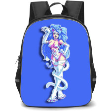Darkstalkers Felicia Backpack StudentPack - Felicia Hands on Hips Sticker Art