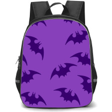 Darkstalkers Morrigan Backpack StudentPack - Morrigan Violet Pattern Minimalist Art