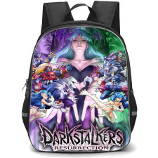 Darkstalkers Backpack StudentPack - Old Vs New Characters Half Color Poster
