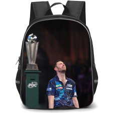Darts Luke Humphries Backpack School Bag StudentPack - Luke Humphries Emotional Celebration Of World Darts Championship Poster