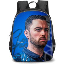 Darts Luke Humphries Backpack School Bag StudentPack - Luke Humphries Portrait On Blue Background