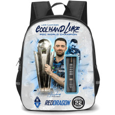 Darts Luke Humphries Backpack School Bag StudentPack - Luke Humphries Red Dragon Steeltip Poster