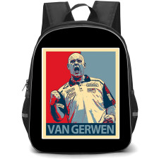 Darts Michael Van Gerwen Backpack School Bag StudentPack - Michael Van Gerwen Shouting Illustration Art Sticker