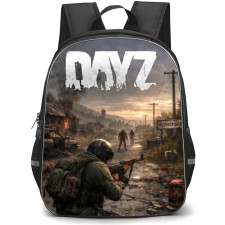 DayZ Backpack School Bag StudentPack - DayZ Soldier In Front Of Burning Building Poster