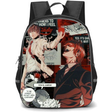 Death Note Light Yagami Backpack StudentPack - Comic Series Light Yagami Collage