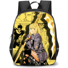 Death Note Misa Amane Backpack StudentPack - Comic Series Misa Amane Portrait On Comic Background