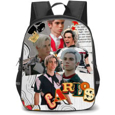 Descendants Carlos Backpack School Bag StudentPack - Carlos Paper Portrait Collage Poster
