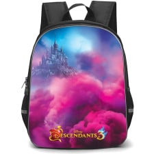 Descendants Backpack School Bag StudentPack - Castle On Pink Clouds