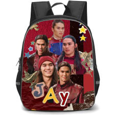 Descendants Jay Backpack School Bag StudentPack - Jay Portrait Paper Collage Poster