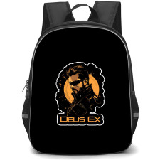Deus Ex Adam Jenson Backpack School Bag StudentPack - Adam Jenson Fierce Side Portrait Logo Sticker