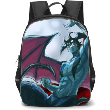 Devilman Crybaby Akira Fudo Backpack StudentPack - Akira Fudo A Demon With Horns And Fangs Cartoon Art Poster