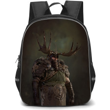 Diablo 4 Druid Backpack StudentPack - Druid With Horns Portrait