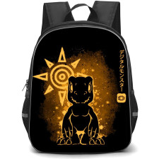 Digimon Agumon Backpack StudentPack - Agumon SIlhoutte Portrait